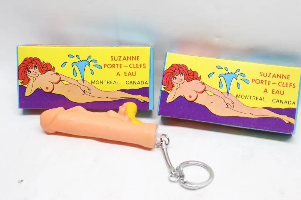 Suzanne Novelty Water Squirt Keychains, Montreal