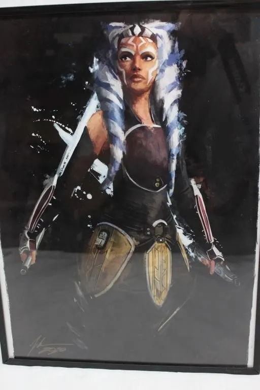 Signed litho "Ahsoka's Troops" by Adam Schicklin