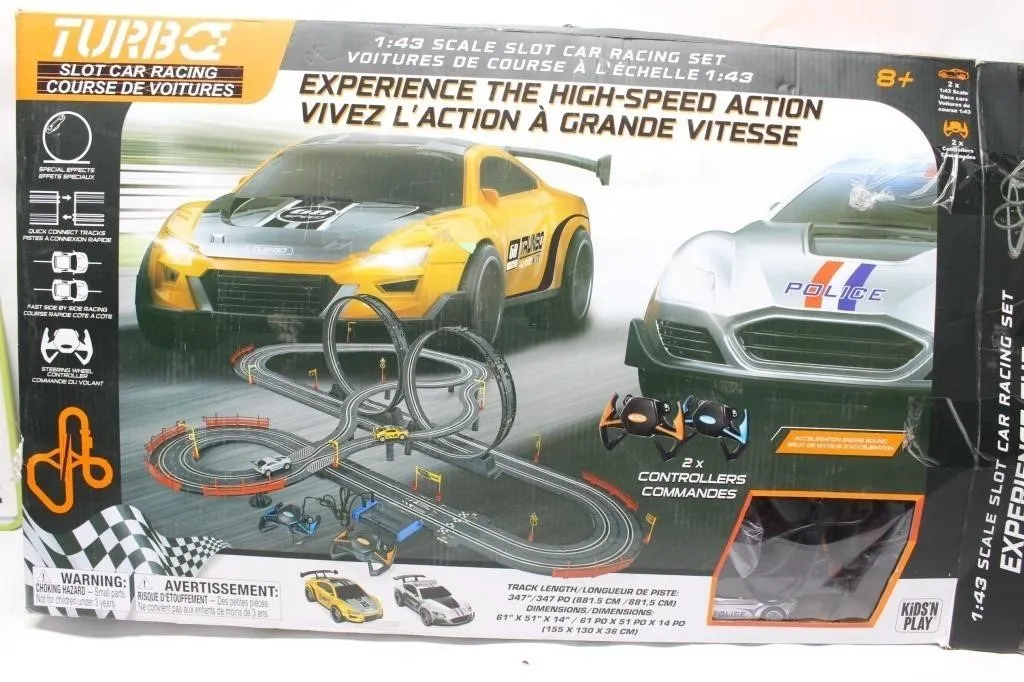 Turbo 1:43 Scale Slot Car Racing Set
