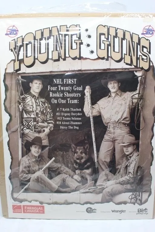 Winnipeg Jets Young Guns NHL Poster, Sealed