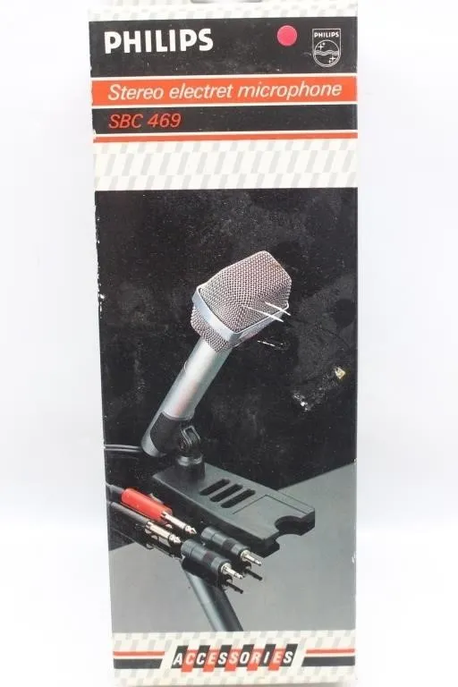 Philips SBC 469 Stereo Electret Microphone