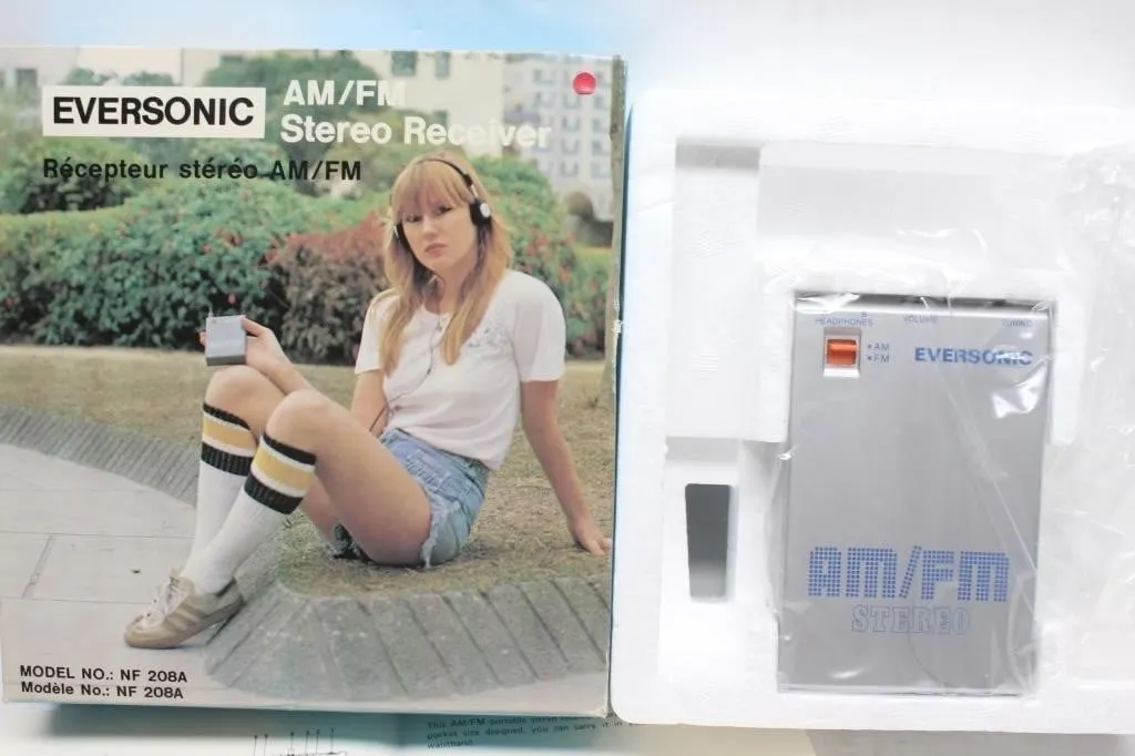 Eversonic AM/FM Stereo Receiver Model NF208A