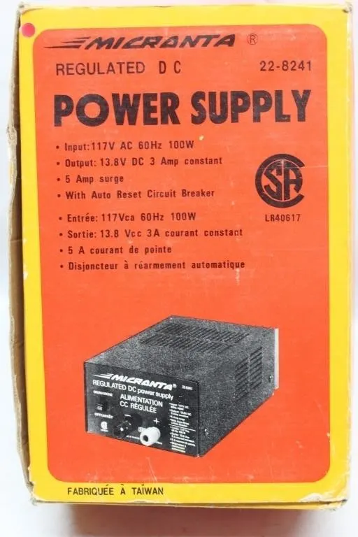 Micranta Power Supply & Metal Balloon Sculpture