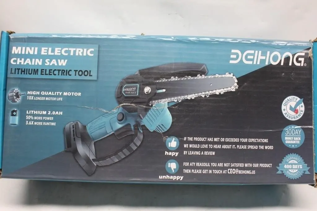 Deihong Mini Electric Chain Saw, Lithium