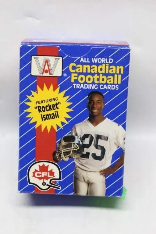 All World Canadian Football Trading Cards Box -