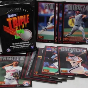 1993 Donruss Triple Play Jumbo Pack & Baseball