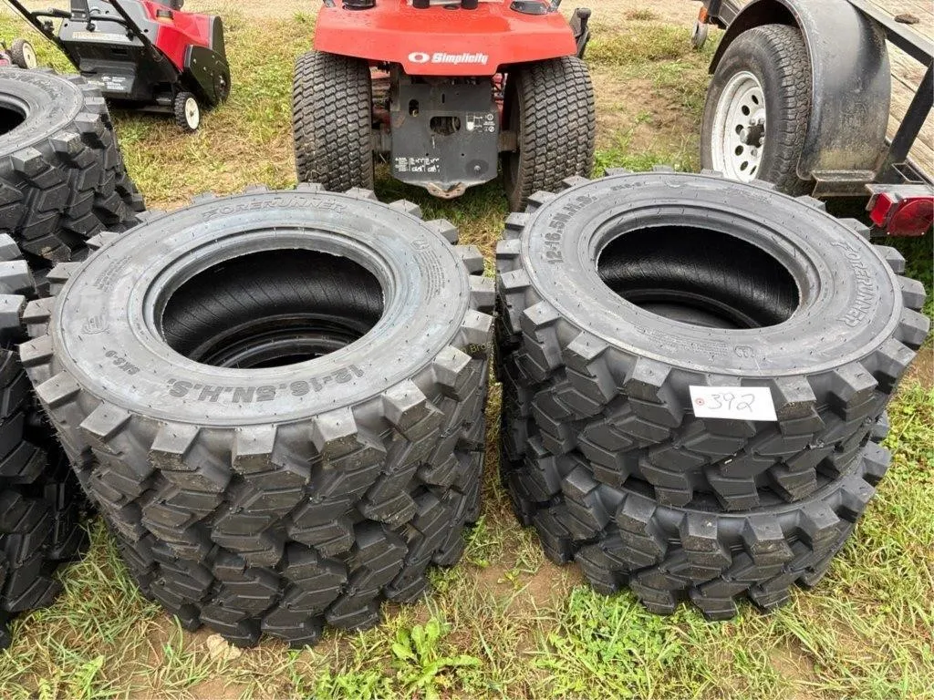 4 - 12-16.5 skidsteer tires new