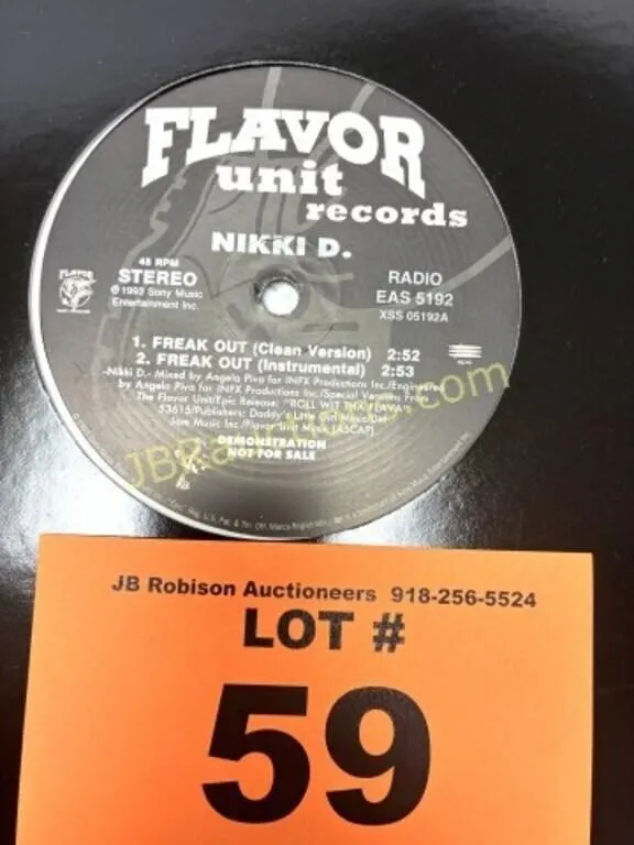 NIKKI D. 1993 FREAK OUT DEMO NOT FOR SALE