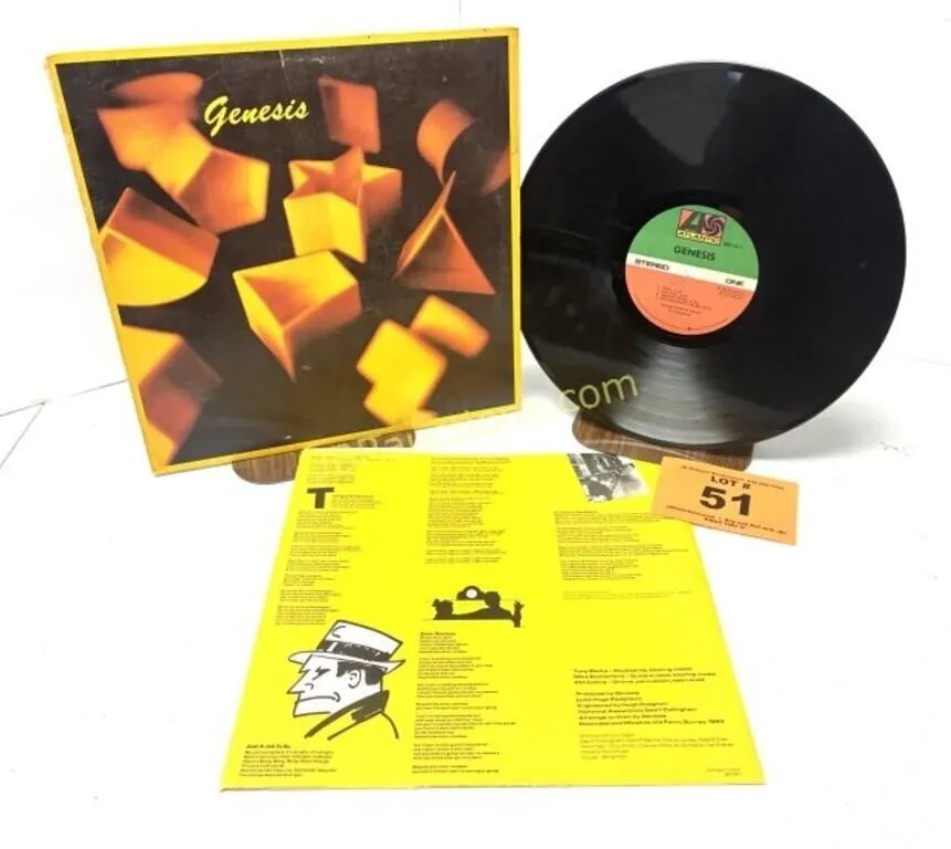 GENESIS 1983 SELF TITLED ROCK ALBUM