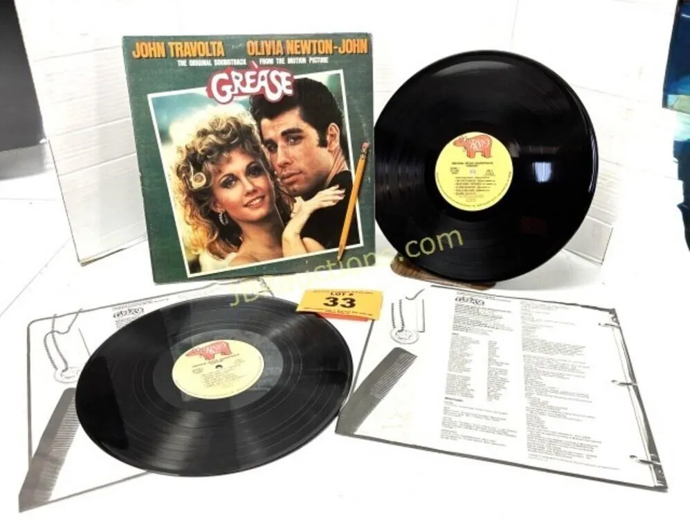 GREASE SOUNDTRACK DUAL ALBUM 1978