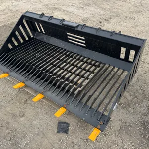 ​New Giyi 66" rock bucket w/ skid steer quick attach
