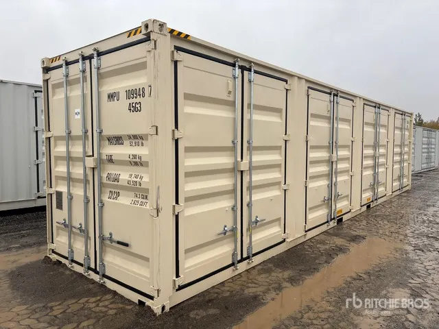 2026 40 ft High Cube Multi-Door Storage Container