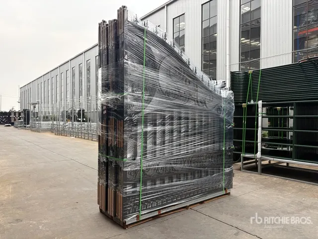 Quantity of 2026 Suihe NG-14Eu-3&14D-3 14 ft Wrought Iron Bi-Parting Driveway Gate (Unused)