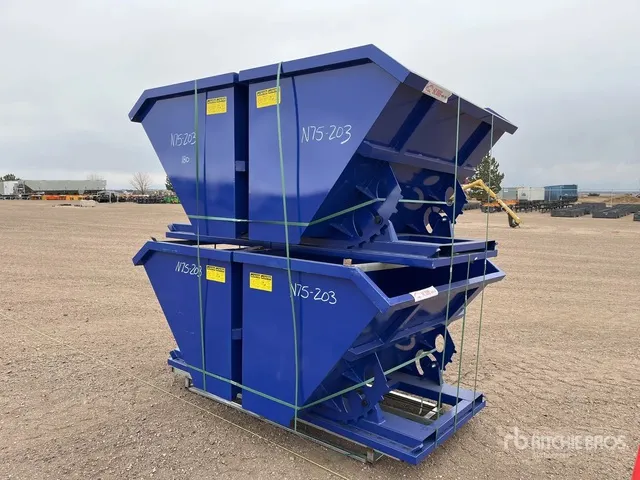 Quantity of (4) 2026 Suihe N-1.5CY-4 1.5 cyd Self-Dumping Hopper (Unused)