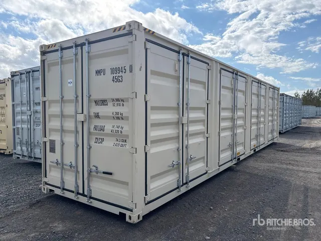 2026 40 ft High Cube Multi-Door Storage Container