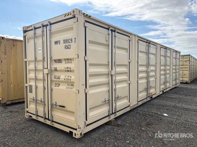 2026 40 ft High Cube Multi-Door Storage Container