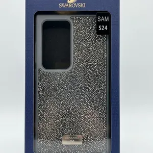 Swarovski Crystalline Case for Samsung Galaxy S24 Black with Crystal Detailing