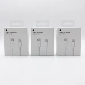 3 Apple USB-C to Lightning Cables, 1 Metre Length, New in Box