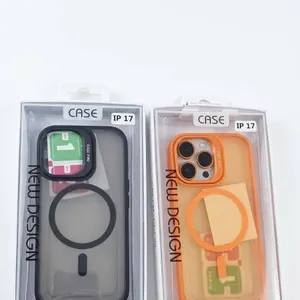 2 New Design IP17 Phone Cases with Card Holder and Ring Stand