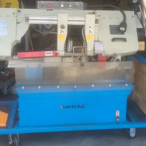 WMT CNC BS-1018R Metal Cutting Band Saw with Forged Cart and Metal Cutoffs