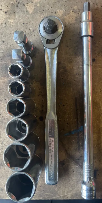 Westward 1/2" Drive Ratchet Socket Set
