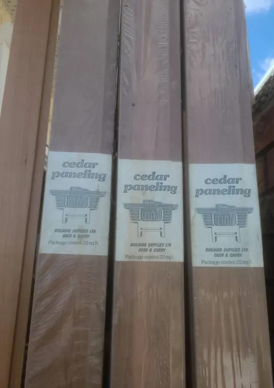 8 Bundles Cedar Paneling