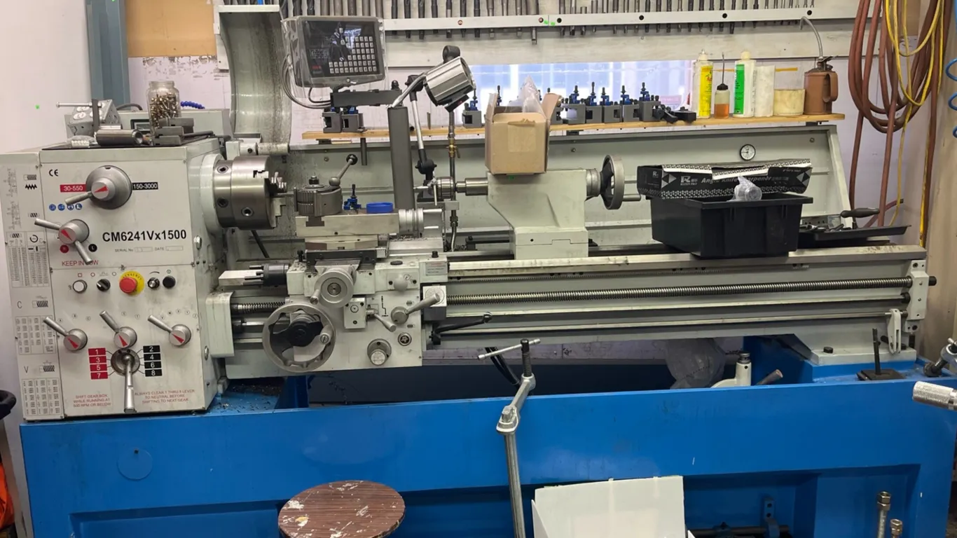 CM6241Vx1500 Metal Lathe with Digital Readout
