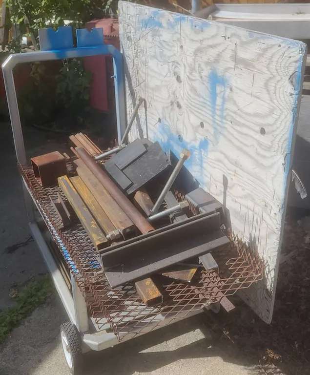 Custom Made Heavy Duty Rolling Cart