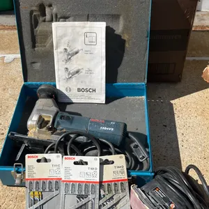 Bosch 1584VS Jigsaw With Case, Blades, and Black+Decker Sander
