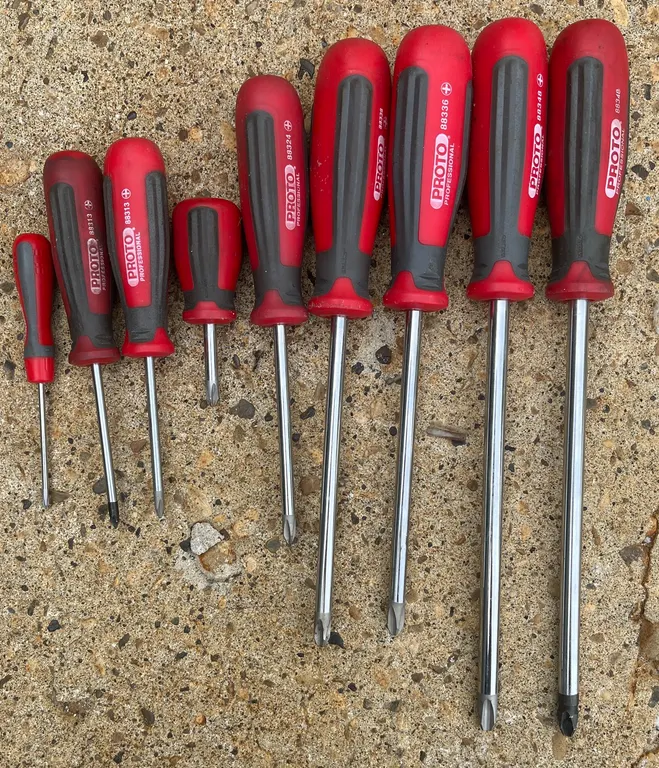Proto Professional Screwdriver Set, 16 Pieces