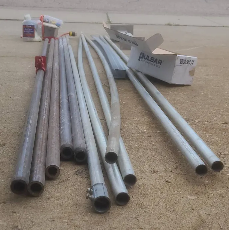 Metal Pipes, Fittings, Electrical Parts and Clamps