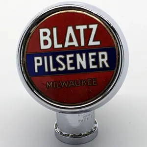 BALL TAP KNOB HANDLE BLATZ PILSENER BEER MILWAUKEE WISCONSIN (GEN PRODUCTS)
