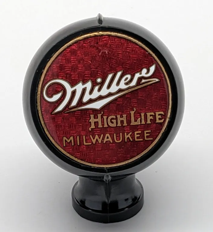 BALL TAP KNOB HANDLE MILLER HIGH LIFE BEER MILWAUKEE WISCONSIN