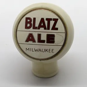 BALL TAP KNOB HANDLE BLATZ ALE BEER MILWAUKEE WISCONSIN