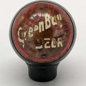 BALL TAP KNOB RAHR GREEN BAY BEER WISCONSIN (DAKA-WARE)