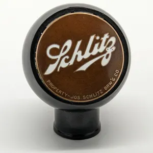 BALL TAP KNOB HANDLE SCHLITZ BEER MILWAUKE WISCONSIN