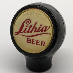 BALL TAP KNOB HANDLE WEST BEND LITHIA BR WISCONSIN (BASTIAN BROS)