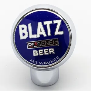 BALL TAP KNOB HANDLEBLATZ PILSENER BEER MILWAUKEE WISCONSIN (FOX CO)