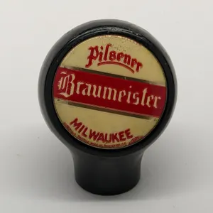 BALL TAP KNOB BRAUMEISTER PILSENER BEER MILWAUKEE WISCONSIN (BASTIAN BROS)