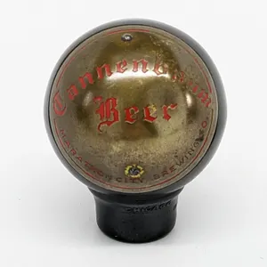 BALL TAP KNOB HANDLE TANNENBAUM BEER MARATHON WISCONSIN (DAKA-WARE)