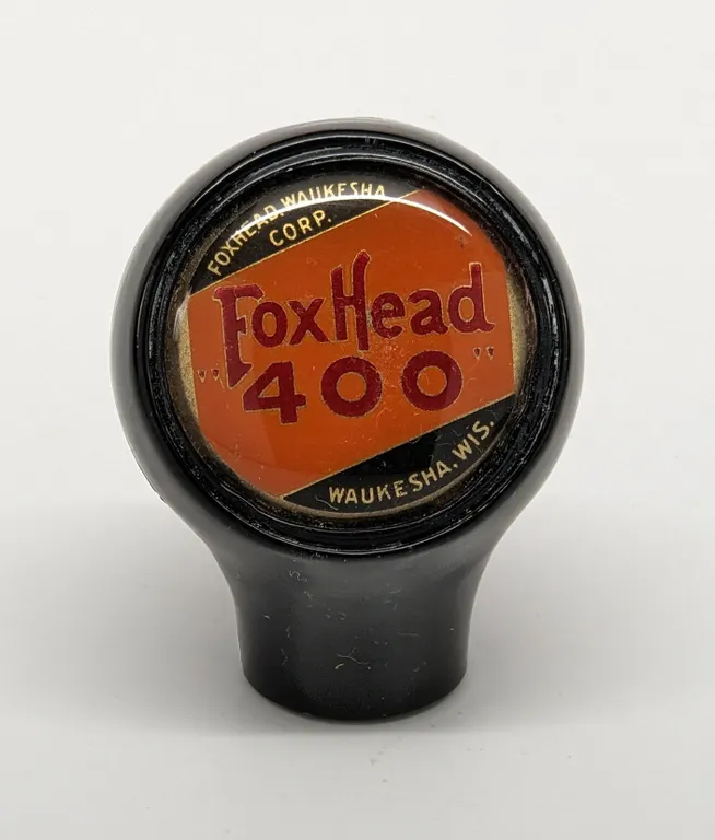 BALL TAP KNOB HANDLE FOX HEAD 400 BEER WAUKESHA WISCONSIN (BASTIAN BROS)