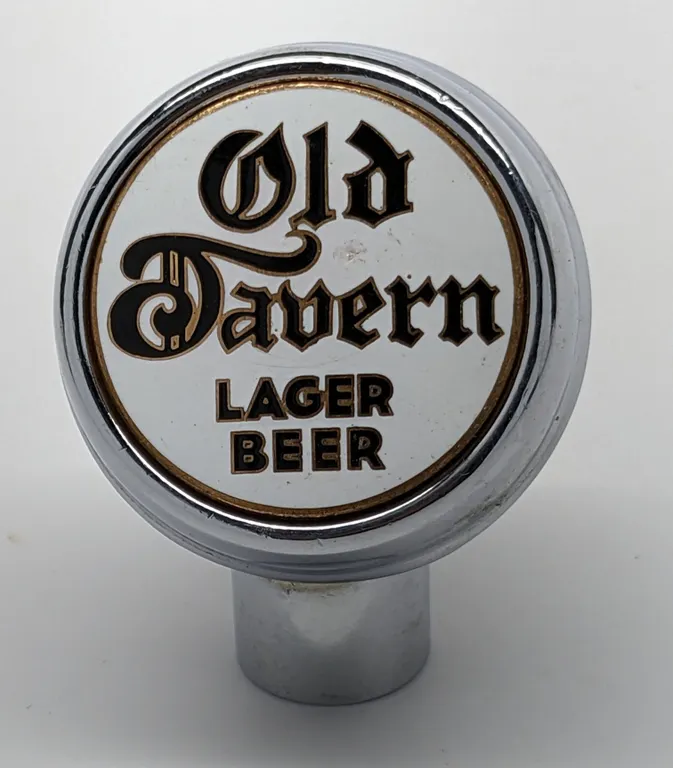BALL TAP KNOB HANDLE OLD TAVERN LAGER BEER WARSAW ILLINOIS