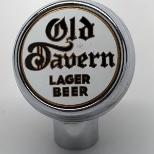BALL TAP KNOB HANDLE OLD TAVERN LAGER BEER WARSAW ILLINOIS