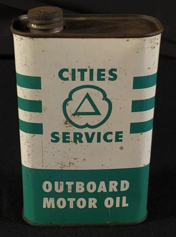 QUART CAN CITIES SERVICE OUTBOARD MOTOR OIL