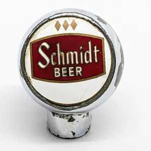 BALL TAP KNOB HANDLE SCHMIDT BEER ST PAUL MINNESOTA (ROBBINS)