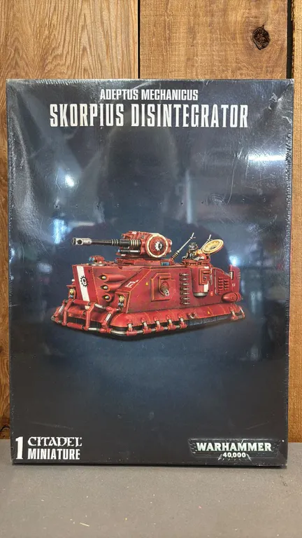 WARHAMMER 40,000 ADEPTUS MECHANICUS SKORIUS DISINEGRATOR MINIATURE KIT *IN SEALED BOX*