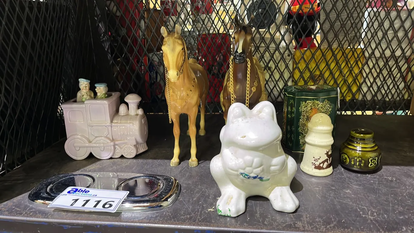 ASSORTED CERAMIC FIGURINES AND MORE