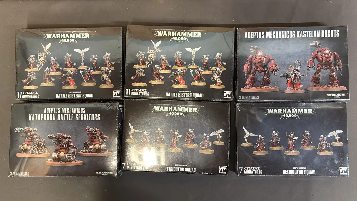 (6) ASSORTED WARHAMMER 40,000 MINIATURES KITS