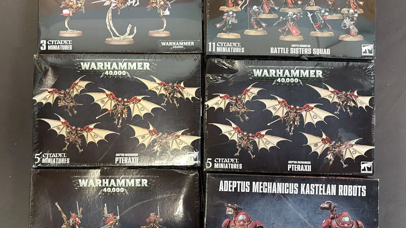 (6) ASSORTED WARHAMMER 40,000 MINIATURES KITS