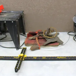 Workshop Tools Including Router and Grinder